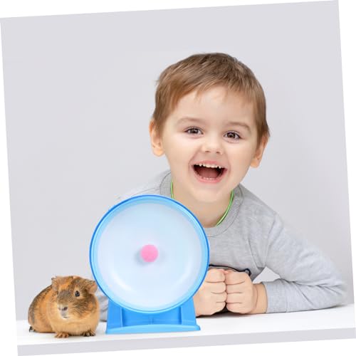 GARVALON Hamster Laufrad Abnehmbares Hamsterrad mit Stabilem Standfuß für Kleine Haustiere Wie Mäuse Meerschweinchen Geräuscharmes Kleintier Laufrad Training von GARVALON