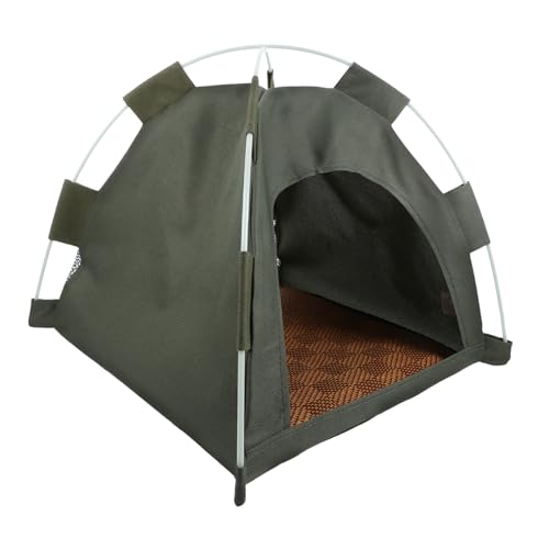 GARVALON Outdoor Faltbares Haustierzelt aus Atmungsaktivem Material Kompakter Katzen und Welpenschlafplatz Strapazierfähiges Leichtes Katzenhaus für Kleine Hunde und Katzen für Drinnen und GARVALON Outdoor Faltbares Haustierzelt aus Atmungsaktivem Material Kompakter Katzen und Welpenschlafplatz Strapazierfähiges Leichtes Katzenhaus für Kleine Hunde und Katzen für Drinnen und von GARVALON