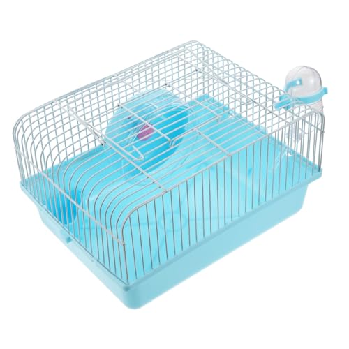 GARVALON Tragbarer Hamsterkäfig mit Futter und Wassernapf Laufradspielzeug Hochwertigem Geeignet für Kleine Haustiere Wie Hamster Igel Chinchilla und Kaninchen für Reisen und Outdoor GARVALON Tragbarer Hamsterkäfig mit Futter und Wassernapf Laufradspielzeug Hochwertigem Geeignet für Kleine Haustiere Wie Hamster Igel Chinchilla und Kaninchen für Reisen und Outdoor von GARVALON