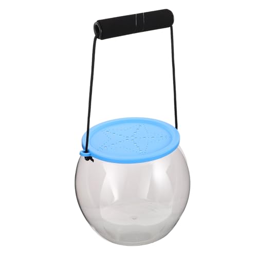 GARVALON Transparenter Meerwasserfester Anglereimer mit Deckel und Henkel Großer Aquarium Behälter für Krabben Schnecken und Muscheln Vielseitiger Plastik Eimer für Picknick Strand und See GARVALON Transparenter Meerwasserfester Anglereimer mit Deckel und Henkel Großer Aquarium Behälter für Krabben Schnecken und Muscheln Vielseitiger Plastik Eimer für Picknick Strand und See von GARVALON