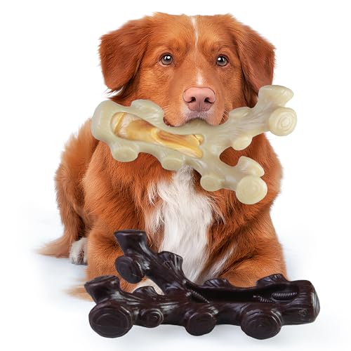 GASAPET Kauspielzeug Hunde für Aggressive Kauer, 2 unzerstörbare Hundespielzeuge für mittlere und große Rassen, bestes Hundespielzeug mit echtem Speckgeschmack, Hundeknochen Zahnreinigung/Training GASAPET Kauspielzeug Hunde für Aggressive Kauer, 2 unzerstörbare Hundespielzeuge für mittlere und große Rassen, bestes Hundespielzeug mit echtem Speckgeschmack, Hundeknochen Zahnreinigung/Training von GASAPET