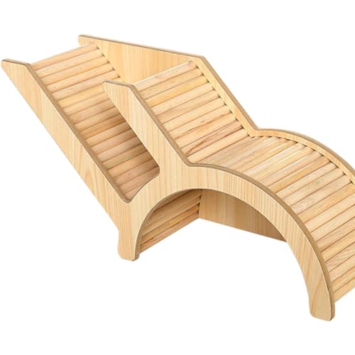 Hamster Haus, Hamster Tunnel, Hamster Haus aus Holz, Hamsterhaus Hamster Versteck, Watchbox Hamster, Hamster Spielzeug, Zwerghamster Zubehör für Rennmäuse Ratten Meerschweinchen, 32 * 10.5 * 15.3 cm von GBKDQQ