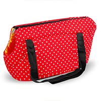 Hundetragetuch, Tragetasche Hund Tragbare Haustier Hund Große Hunde Reise Doppel Schulter Rucksäcke Sport Reiten Wandern Outdoor Haustier Tragetasche(Red,S) von GBSONGLIANGBO