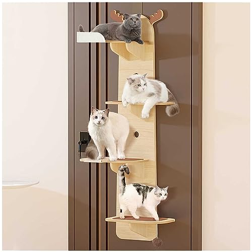 Mehrstufiges Katzenhaus – Katzenkletterer, zum Aufhängen, Katzenturm für Unterhaltung und Bewegung – Indoor Cloud Shelf Board – stilvolle Wohnmöbel Mehrstufiges Katzenhaus – Katzenkletterer, zum Aufhängen, Katzenturm für Unterhaltung und Bewegung – Indoor Cloud Shelf Board – stilvolle Wohnmöbel von GCCSSBXF