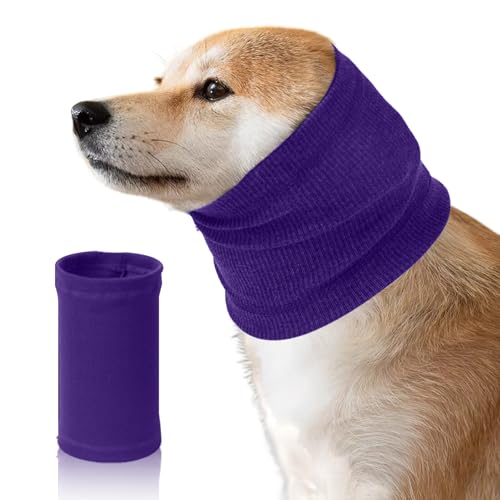 Beruhigender Hunde-Kapuzenpullover, Ohrenschutz für Lärmschutz, Angstlinderung, Muffs für Hals- und Ohrenwärmer von GCVOPTON