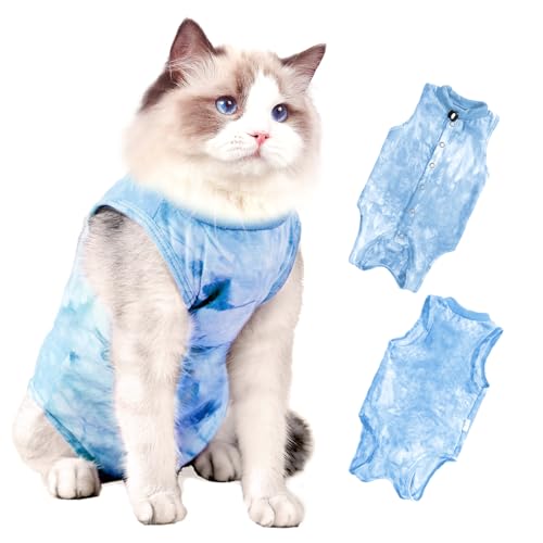 Katzen-Chirurgie-Genesungsanzug, Katzen-Einteiler für Katzen nach Operationen, Anti-Leck-Wunden, Katzen-Outfit, E-Halsband, Alternative für Katzen, Spay Recovery Suit Damen und Herren, Katzen-Chirurgie-Genesungsanzug, Katzen-Einteiler für Katzen nach Operationen, Anti-Leck-Wunden, Katzen-Outfit, E-Halsband, Alternative für Katzen, Spay Recovery Suit Damen und Herren, von GCVOPTON