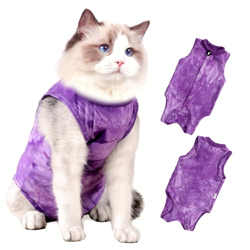 Katzen-Chirurgie-Genesungsanzug, Katzen-Einteiler für Katzen nach Operationen, Anti-Leck-Wunden, Katzen-Outfit, E-Halsband, Alternative für Katzen, Spay Recovery Suit Damen und Herren, Katzen-Chirurgie-Genesungsanzug, Katzen-Einteiler für Katzen nach Operationen, Anti-Leck-Wunden, Katzen-Outfit, E-Halsband, Alternative für Katzen, Spay Recovery Suit Damen und Herren, von GCVOPTON