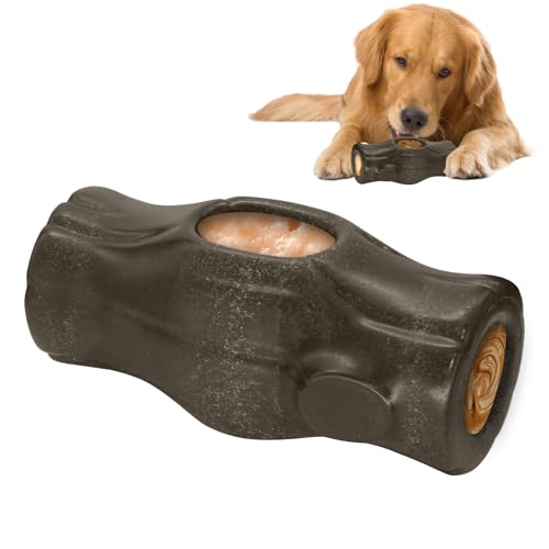 GCZSLP Interaktives Kauspielzeug für Hunde, Himalaya-Salzhalter für große Hunde, 25+ lbs, langlebiges Granitstein-Design von GCZSLP