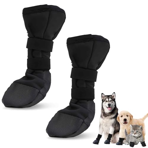 1 Paar Dog Paws Recovery Shoe, Verstellbaren Hundesocken, Hundeschuhe Pfotenschutz, Haustierwunden Verhindern Lecken, Atmungsaktiv, Weich, Infektionen vorbeugen, für Den Heilungsschutz Nach Wunden—L 1 Paar Dog Paws Recovery Shoe, Verstellbaren Hundesocken, Hundeschuhe Pfotenschutz, Haustierwunden Verhindern Lecken, Atmungsaktiv, Weich, Infektionen vorbeugen, für Den Heilungsschutz Nach Wunden—L von GD HUA