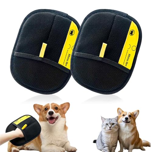 GD HUA 2 Stück Pet Hair Remover Glove,Static Removal Gloves,Tierhaarentferner Handschuh,Fellpflegehandschuh Katze,Wiederverwendbare Fellpflegehandschuhe für Haustiere GD HUA 2 Stück Pet Hair Remover Glove,Static Removal Gloves,Tierhaarentferner Handschuh,Fellpflegehandschuh Katze,Wiederverwendbare Fellpflegehandschuhe für Haustiere von GD HUA