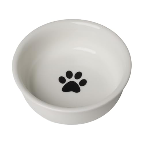GDCZ 14,2 cm Keramik-Haustiernapf, Futtergefäße für Haustiere, Futter- und Wasser-Futterstation Bolw für kleine Hunde und Katzen, spülmaschinenfest & mikrowellengeeignet, Weiß GDCZ 14,2 cm Keramik-Haustiernapf, Futtergefäße für Haustiere, Futter- und Wasser-Futterstation Bolw für kleine Hunde und Katzen, spülmaschinenfest & mikrowellengeeignet, Weiß von GDCZ