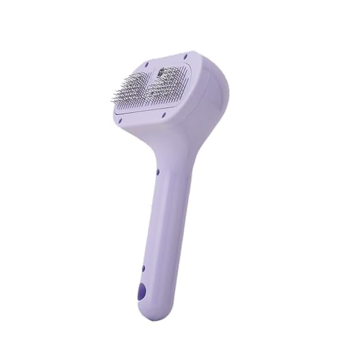 Multifunktionale Hundepflegebürste für Massage, selbstreinigend und entfernt verfilzte Haare, Bürste zur Entfernung von Tierhaaren, Schönheitsbürste für Katzen und Hunde, Violett Multifunktionale Hundepflegebürste für Massage, selbstreinigend und entfernt verfilzte Haare, Bürste zur Entfernung von Tierhaaren, Schönheitsbürste für Katzen und Hunde, Violett von GDJGNUDK