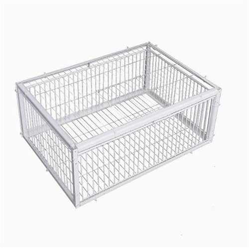 Taubenkäfig, der nur den Ein- und Ausstieg ermöglicht, ein Vogelkäfig mit einem einseitigen Eingang, rostfreier Kleintierkäfig, kann als Käfig für Küken und Enten verwendet werden (70 x 40 x 26 cm) von GDSCSKKS