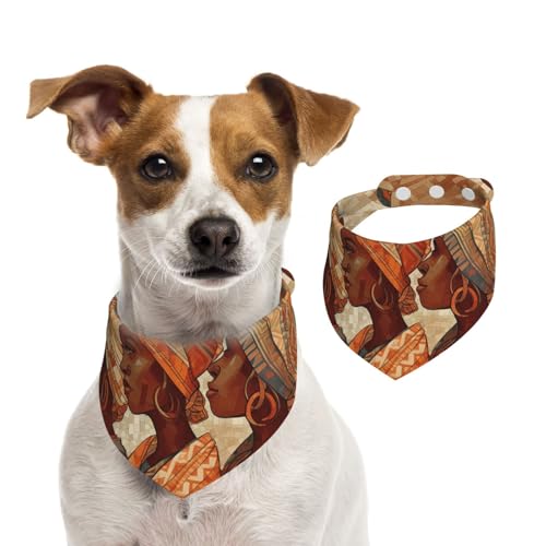 Sommerhalstücher für Hunde, Afrika, ethnische Töpferei, Hundehalstücher, waschbar, verstellbar, dreieckig, niedliches Haustier-Lätzchen für mittelgroße und große Hunde, Welpen und Katzen, klein Sommerhalstücher für Hunde, Afrika, ethnische Töpferei, Hundehalstücher, waschbar, verstellbar, dreieckig, niedliches Haustier-Lätzchen für mittelgroße und große Hunde, Welpen und Katzen, klein von GDSHJKLW