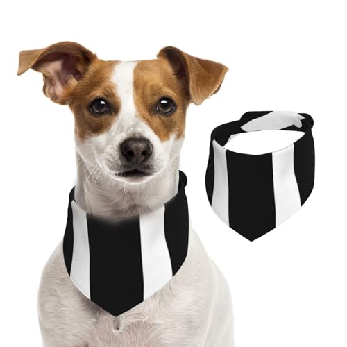 Sommerhalstücher für Hunde, gestreift, waschbar, verstellbar, Dreieckstuch für mittelgroße und große Hunde, Welpen und Katzen, Größe S Sommerhalstücher für Hunde, gestreift, waschbar, verstellbar, Dreieckstuch für mittelgroße und große Hunde, Welpen und Katzen, Größe S von GDSHJKLW