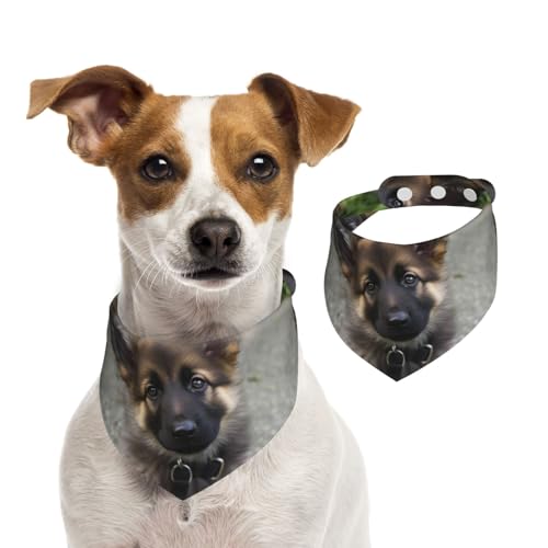 Sommerhalstücher für Hunde, niedlicher Schäferhund, waschbar, verstellbar, Dreieckstuch für mittelgroße und große Hunde, Welpen und Katzen, groß Sommerhalstücher für Hunde, niedlicher Schäferhund, waschbar, verstellbar, Dreieckstuch für mittelgroße und große Hunde, Welpen und Katzen, groß von GDSHJKLW