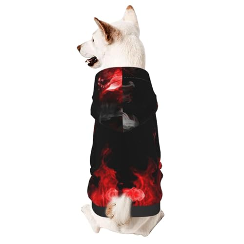 Hundepullover, für kleine Haustiere, warm, leicht, weiche Textur, einfach zu tragen, Rot / Schwarz / Weiß Hundepullover, für kleine Haustiere, warm, leicht, weiche Textur, einfach zu tragen, Rot / Schwarz / Weiß von GDSOPHLK