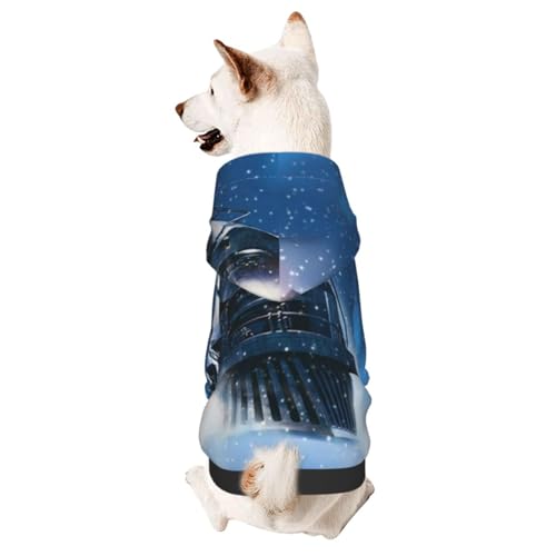 Hundepullover für den Winter, Weihnachten, Schnee, Nacht, Eisenbahn, Zug, kleine Haustiere, warm, leicht, weiche Textur, einfach zu tragen Hundepullover für den Winter, Weihnachten, Schnee, Nacht, Eisenbahn, Zug, kleine Haustiere, warm, leicht, weiche Textur, einfach zu tragen von GDSOPHLK