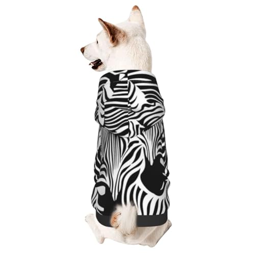 Hundepullover mit abstraktem Zebramuster für kleine Haustiere, warm und leicht, weiche Textur, einfach zu tragen Hundepullover mit abstraktem Zebramuster für kleine Haustiere, warm und leicht, weiche Textur, einfach zu tragen von GDSOPHLK