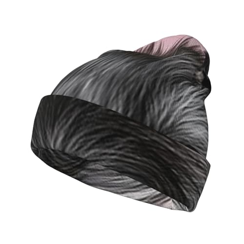 Modische Strickmütze für Hunde und Erwachsene, Thermomütze, Herbst-Wintermütze, Fischermütze, Strick, Unisex von GDSOPHLK