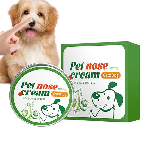 Balsam für die Nase des Hundes, Balsam für die Nase des Hundes, natürlicher Schnuller, 30 g, Nasenbalsam, effektiver Hundebalsam, schnell einziehende Nasencreme für Haustiere Balsam für die Nase des Hundes, Balsam für die Nase des Hundes, natürlicher Schnuller, 30 g, Nasenbalsam, effektiver Hundebalsam, schnell einziehende Nasencreme für Haustiere von GEDOX
