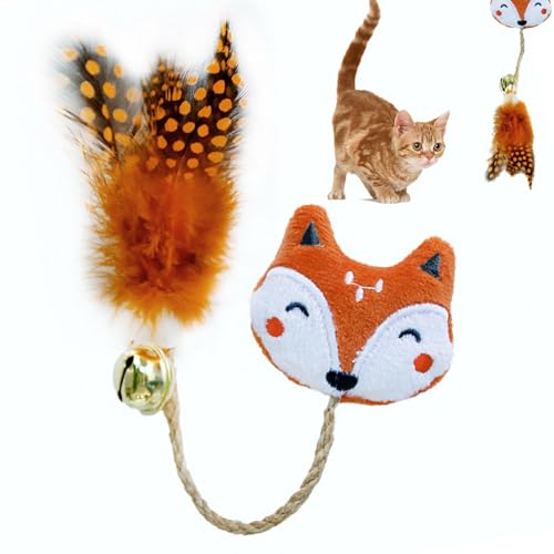 Catnip Katzenspielzeug, interaktives Plüschspielzeug für Katzen, interaktives Spielzeug für Katzen, Feather Bell, Spielzeug aus Plüsch für Katzen mit Minze, Unterhaltungsspielzeug in Coussi-Form Catnip Katzenspielzeug, interaktives Plüschspielzeug für Katzen, interaktives Spielzeug für Katzen, Feather Bell, Spielzeug aus Plüsch für Katzen mit Minze, Unterhaltungsspielzeug in Coussi-Form von GEDOX