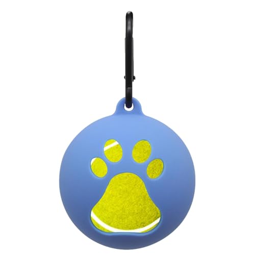 GEDOX Haustierball-Abdeckungshalter – Tennisballhalter Mit Hundeleinenbefestigung | Handfreier Hundeaufsatz, Tragbares Haustierspielzeug Für Hunde, Welpen Und Im Freien, Silikon-Tennisballhalter von GEDOX