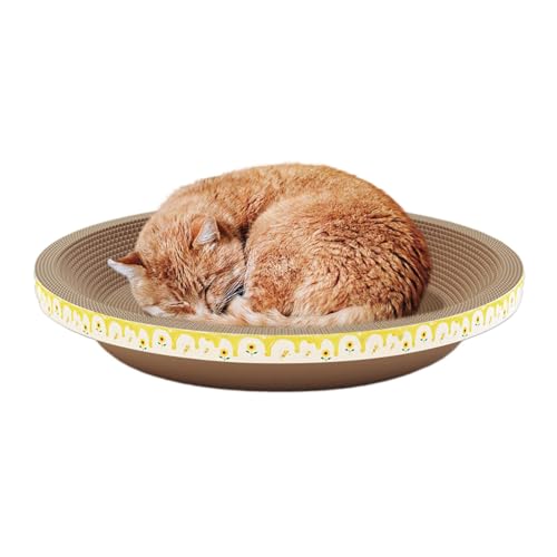 Katzenkratzer Aus Pappe – Katzenkratzbettauflage | Pad Schüssel Katze Karton Bett Kratzmatte, Bett Katze Kratzmatte Für Möbel Schutz, Katzen Kätzchen Training Spielzeug Katzenkratzer Aus Pappe – Katzenkratzbettauflage | Pad Schüssel Katze Karton Bett Kratzmatte, Bett Katze Kratzmatte Für Möbel Schutz, Katzen Kätzchen Training Spielzeug von GEDOX