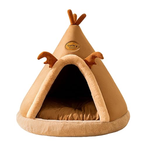 Katzenspielhaus - Versteck für Hundebett, Katzenbett, Hundehütte, warme und leichte Winterhöhle, faltbare Höhle für Katzenbett, Bett für Katzen Katzenspielhaus - Versteck für Hundebett, Katzenbett, Hundehütte, warme und leichte Winterhöhle, faltbare Höhle für Katzenbett, Bett für Katzen von GEDOX