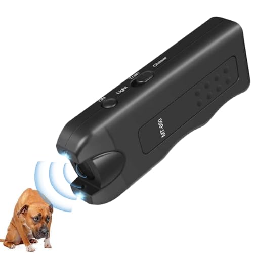 Ultraschall-Trainingsgerät für Hunde, Anti-Bell-Gerät für Hunde, Ultraschall-Werkzeug zur Kontrolle von Bellen beim Training von Haustieren, effektiver tragbarer Trainer zum Abhören von GEDOX