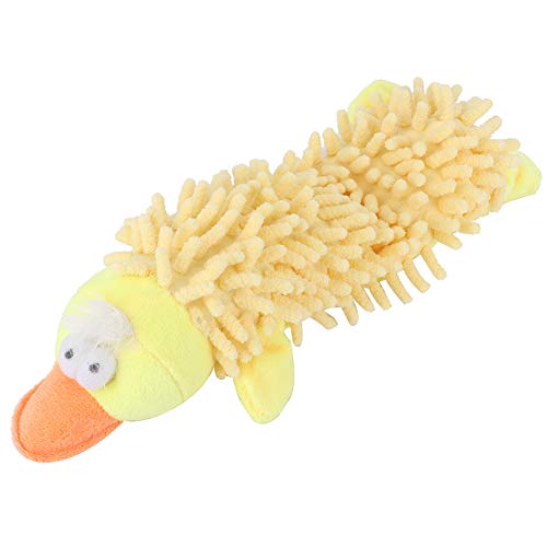 GEERYZHE Hundekissen, Hundekissen Welpe Anreicherung Spielzeug Welpe Essentials mit Hundekissen für Hundekissen (gelbe Ente) von GEERYZHE