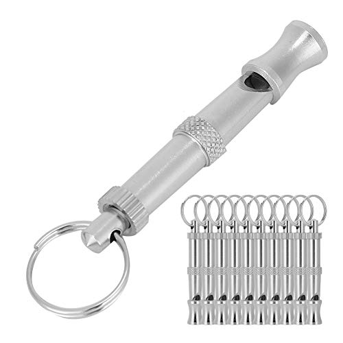 GEERYZHE Hundepfeife Zum Bellen mit Dem Bellen, 10pcs Verstellbares Hund Whistle Trainer Dog Training Whistle Stille Hund Edelstahl Haustier Training für Nachbarn Hunde GEERYZHE Hundepfeife Zum Bellen mit Dem Bellen, 10pcs Verstellbares Hund Whistle Trainer Dog Training Whistle Stille Hund Edelstahl Haustier Training für Nachbarn Hunde von GEERYZHE
