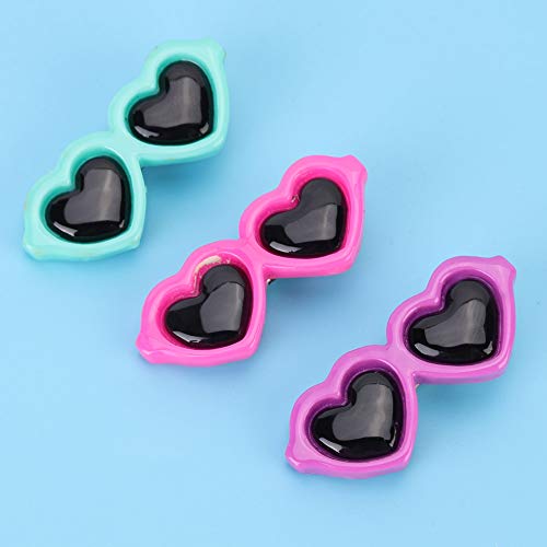 Hundehaarklammern, 3pcs Welpe Haarklammern Herz Sonnenbrille Haustier Haarklammern Hundehaarzubehör Hund Barrettes Hund Haarnadel Barrettes Hundehaarbögen mit Alligatorklammern für Katze Kleiner Hundehaarklammern, 3pcs Welpe Haarklammern Herz Sonnenbrille Haustier Haarklammern Hundehaarzubehör Hund Barrettes Hund Haarnadel Barrettes Hundehaarbögen mit Alligatorklammern für Katze Kleiner von GEERYZHE