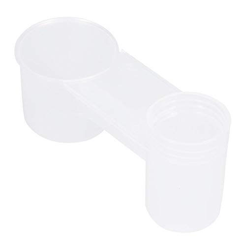 Wachtelfütter, 10pcs Praktische Plastikwassertrinker Becher Vogelkäfig -Feeder Vogelwasserspender Automatische Wasserflasche Feeder für Taubenhuhnerspeisungsbecher, 4,2x1.9x1.6inch Wachtelfütter, 10pcs Praktische Plastikwassertrinker Becher Vogelkäfig -Feeder Vogelwasserspender Automatische Wasserflasche Feeder für Taubenhuhnerspeisungsbecher, 4,2x1.9x1.6inch von GEERYZHE