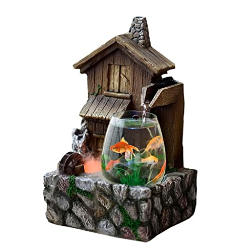 GELASIGE Aquarium, Büro, Zuhause, Schreibtisch, kreative Dekoration, transparent, ökologisch, kleines Goldfisch-Aquarium, Glas GELASIGE Aquarium, Büro, Zuhause, Schreibtisch, kreative Dekoration, transparent, ökologisch, kleines Goldfisch-Aquarium, Glas von GELASIGE