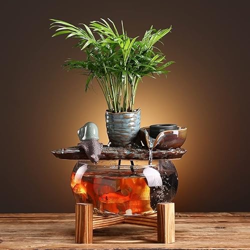 GELASIGE Aquarium-Dekoration, Aquarium-Box, Dekoration, Aquarium, kleines Aquarium, Recycling, ökologische Landschaft, Dekoration, Glasfische GELASIGE Aquarium-Dekoration, Aquarium-Box, Dekoration, Aquarium, kleines Aquarium, Recycling, ökologische Landschaft, Dekoration, Glasfische von GELASIGE