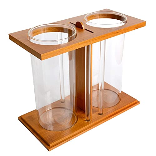 GELASIGE Kreatives Aquarium, klein, aus ökologischem Glas, Aquarium-Eimer, dekoratives Aquarium, Glas, Aquarium, (B) von GELASIGE