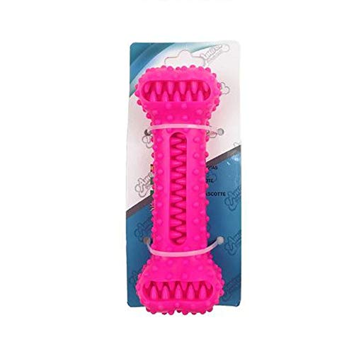 GEN Beißring aus Gummi 15 cm | Knochenspielzeug für Hunde | Hundespielzeug aus Gummi | Farben werden je nach Verfügbarkeit von GEN