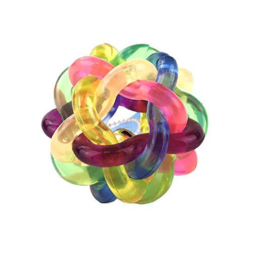 GEN Gummiball für Hunde | Hundespielzeug Ball 7,5 cm | Ball mit Glöckchen von GEN