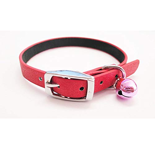 GEN Katzenhalsband rot | Halsband mit Glöckchen | Katzenhalsband von GEN