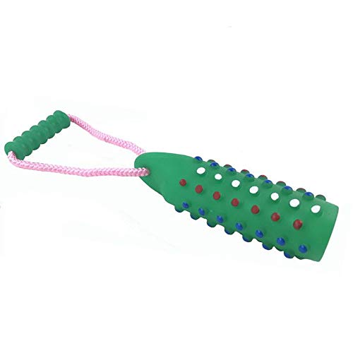 GEN Kaugummi mit Seilgriff | Hundespielzeug mit Sound | Hundesauger 20,5 cm | Farben werden je nach Verfügbarkeit genutzt von GEN