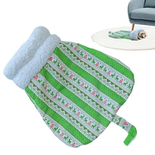Schlafsack aus Plüsch für Katzen, Winterschlafsack für Katzen, 360 Grad Schlafsack für Katzen, weiches Bett für Kätzchen, Plüsch, Frostschutz, doppelte Schicht unter D Schlafsack aus Plüsch für Katzen, Winterschlafsack für Katzen, 360 Grad Schlafsack für Katzen, weiches Bett für Kätzchen, Plüsch, Frostschutz, doppelte Schicht unter D von GENERIC