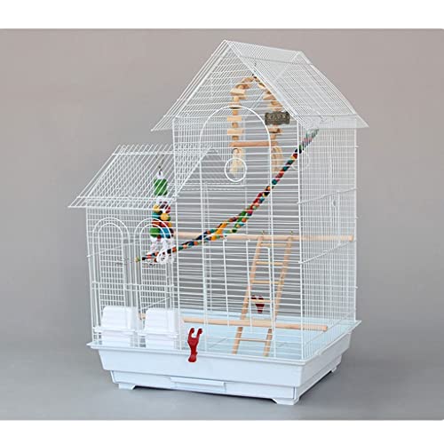 Der Vogelkäfig Atmungsaktiver Vogelkäfig Luxus Vogelkäfig Rahmen Kleine und Mittlere Vogelkäfig Vogelträger Geeignet für Nymphensittiche und Papageien Sittichkäfig von GENHAOSAN