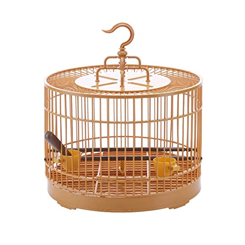 The Birdcage Leichter Vogelträger Tragbare Vogelkäfig Tasche Futterbecher Kunststoff Vogel Reise Käfig für Xuanfeng Kanarienvogel Liebe Vogel Zuchtkäfig Sittichkäfig von GENHAOSAN
