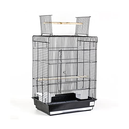 The Birdcage Metall Vogelkäfig Groß Vogelkäfig Rack Universal Vogelträger Atmungsaktiv Vogelkäfig Geeignet für Papagei Conure Sittich Käfig (A) von GENHAOSAN