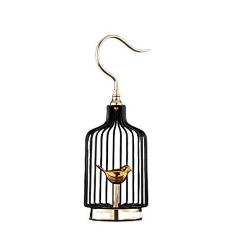 The Birdcage Vogelträger, goldener Vogelkäfig, Wohnzimmer-Dekoration, Licht, luxuriös, kreativ, modern, Persönlichkeit, Familie, Arbeitszimmer, Zuhause, Design, Dekoration, Sittichkäfig (C) von GENHAOSAN