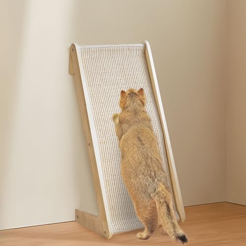 Katzenkratzer, L Form Katzenkratzer für Innenkatzen, Sisal Katzenkratzrampe, Schützende Möbel Katzenkratzpad, Katzenkratzen mit Katzenminze, Groß Katzenkratzer, L Form Katzenkratzer für Innenkatzen, Sisal Katzenkratzrampe, Schützende Möbel Katzenkratzpad, Katzenkratzen mit Katzenminze, Groß von GENIXAS PET