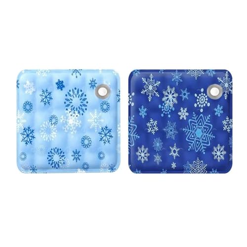 GENODA Kühlmatte für den Sommer, Kühlmatte für Hunde, Kätzchen, Haustier, Eisseide, atmungsaktiv, für kleine und große Hunde, Kühlzubehör, Größe S/M/L, Blau, 2 Stück GENODA Kühlmatte für den Sommer, Kühlmatte für Hunde, Kätzchen, Haustier, Eisseide, atmungsaktiv, für kleine und große Hunde, Kühlzubehör, Größe S/M/L, Blau, 2 Stück von GENODA