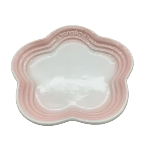 Keramik extra breite Katzenfutterschale, erhöhte Haustierschalen, Anti-Erbrochene, Katzenspender, Schnurrbart, Stressfrei, 14 cm, Katzenfütterung Schale (Hellpink) von GENODA