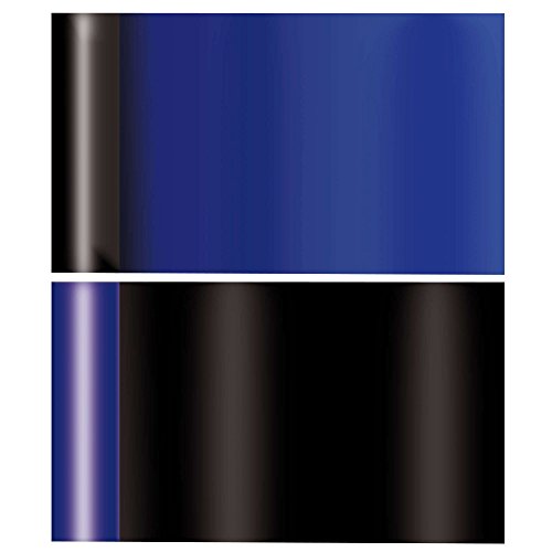 GEORPLAST FN1640 Doppelseitiger Hintergrund, Blau/Schwarz von GEORPLAST